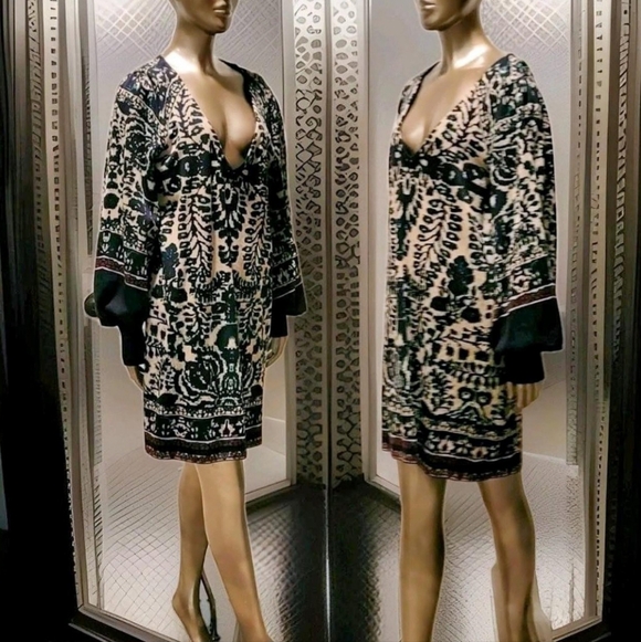 NWT Free People Lyric Balloon Sleeve Sweater Dress Sz M - Picture 7 of 16